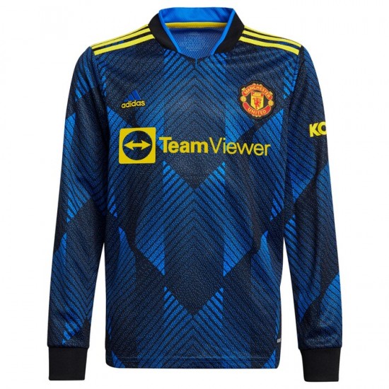 Camisola Manchester United Equipamento Terceiro 2021-2022 Manga Comprida